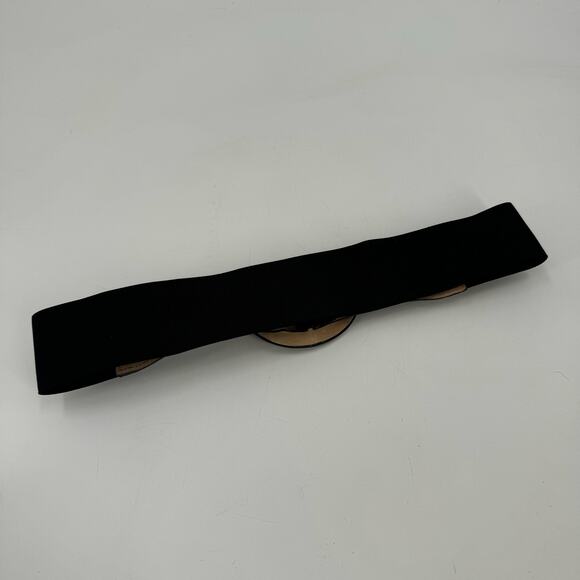 Hyde Collection stretchy leather statement belt - Picture 3 of 4